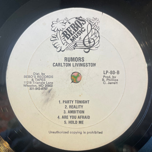 CARLTON LIVINGSTON [Rumours]