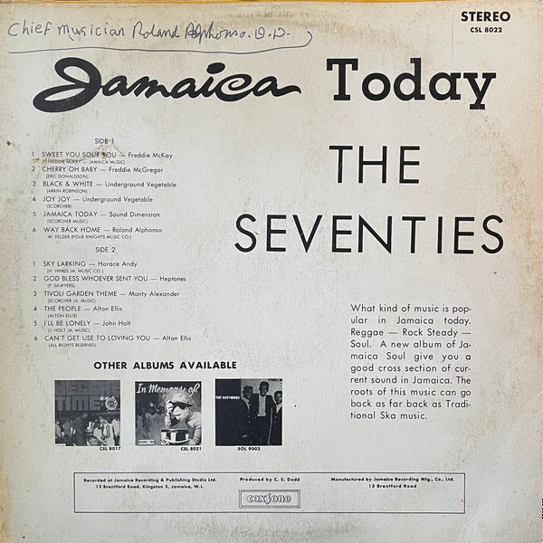 V.A [Jamaica Today The Seventies]