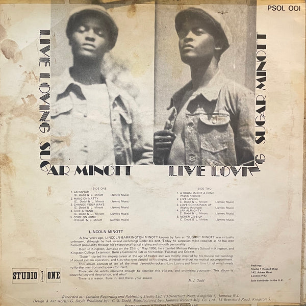 SUGAR MINOTT [Live Loving]