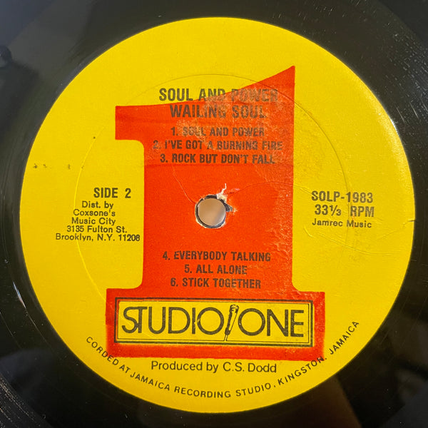 THE WAILING SOULS [Soul And Power]