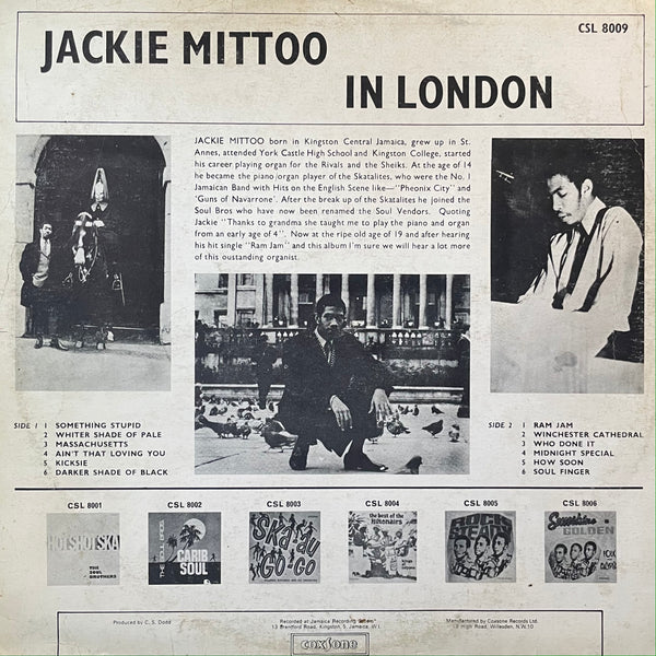 JACKIE MITTOO [Jackie Mittoo In London]