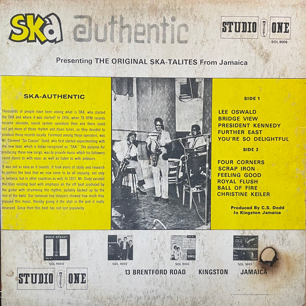 THE SKATALITES [Ska Authentic ]