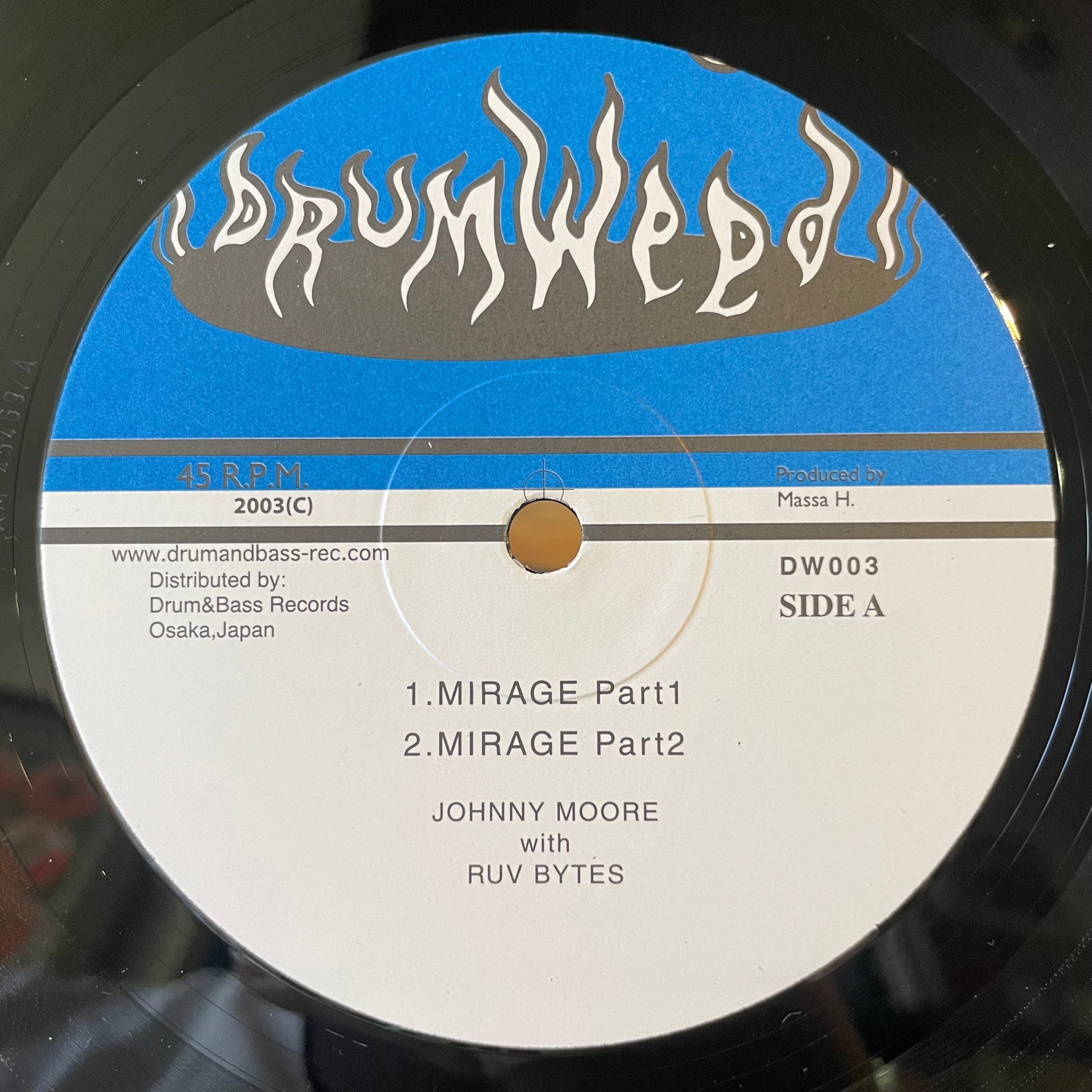 JOHNNY MOORE WITH RUV BYTES / DRU- WEEDS [Mirage]