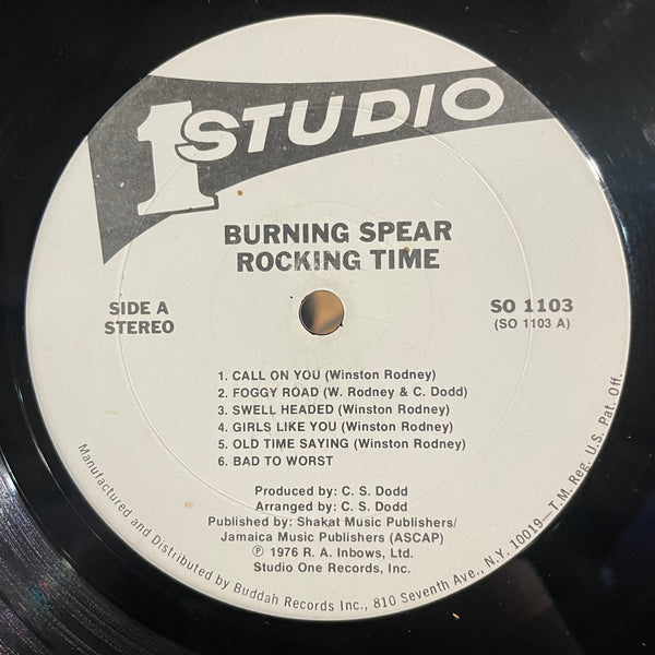 BURNING SPEAR [Rocking Time]