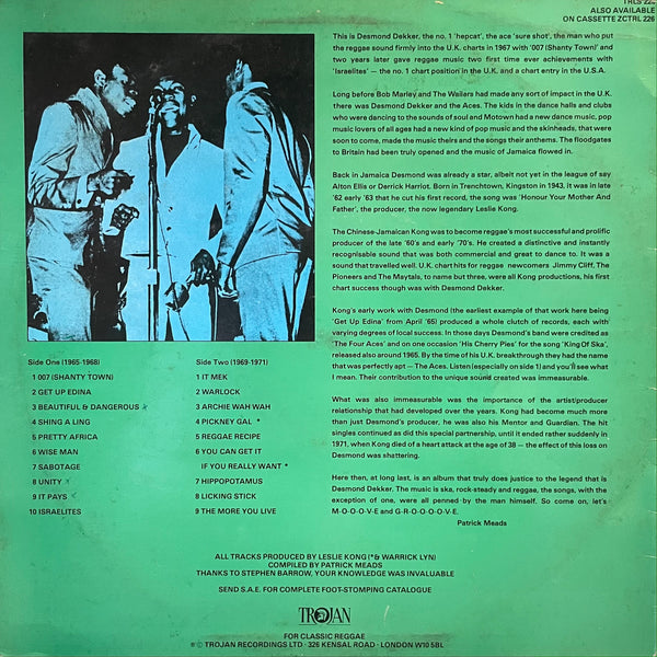 DESMOND DEKKER AND THE ACES [The Original Reggae Hitsound Of Desmond Dekker And The Aces]