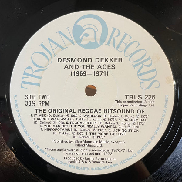 DESMOND DEKKER AND THE ACES [The Original Reggae Hitsound Of Desmond Dekker And The Aces]