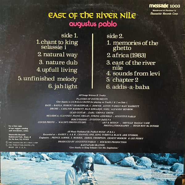 AUGUSTUS PABLO [East Of The River Nile]