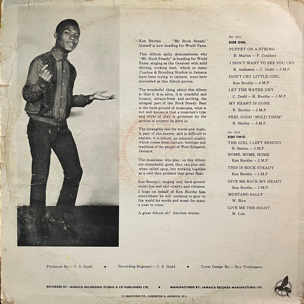 KEN BOOTHE [Mr. Rock Steady]