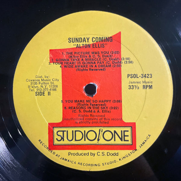 ALTON ELLIS [Sunday Coming]