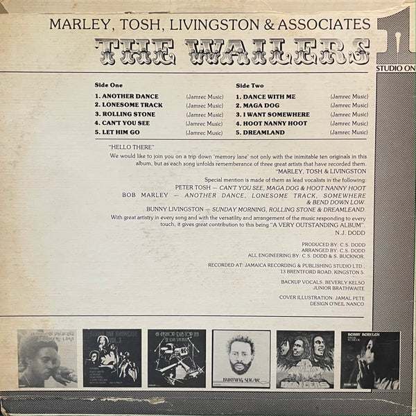THE WAILERS [Marley, Tosh, Livingston & Associates]