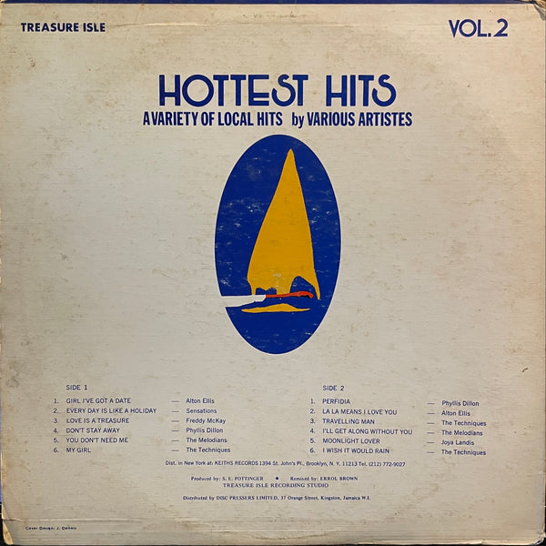 V.A.(ALTON ELLIS, PHYLLIS DILLON, TECHNIQUES, ETC.) [Hottest Hits Vol. 2]