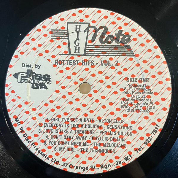 V.A.(ALTON ELLIS, PHYLLIS DILLON, TECHNIQUES, ETC.) [Hottest Hits Vol. 2]