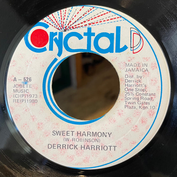 DERRICK HARRIOTT [Sweet Harmony ]