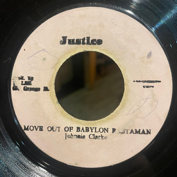 JOHNNY CLARKE / KING TUBBY & AGROVATORS [Move Out Of Babylon Rastaman / Moving Version]