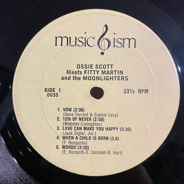 OSSIE SCOTT MEETS FITTY MARTIN AND THE MOONLIGHTERS [Memories Vol. 12 - Capricorn]