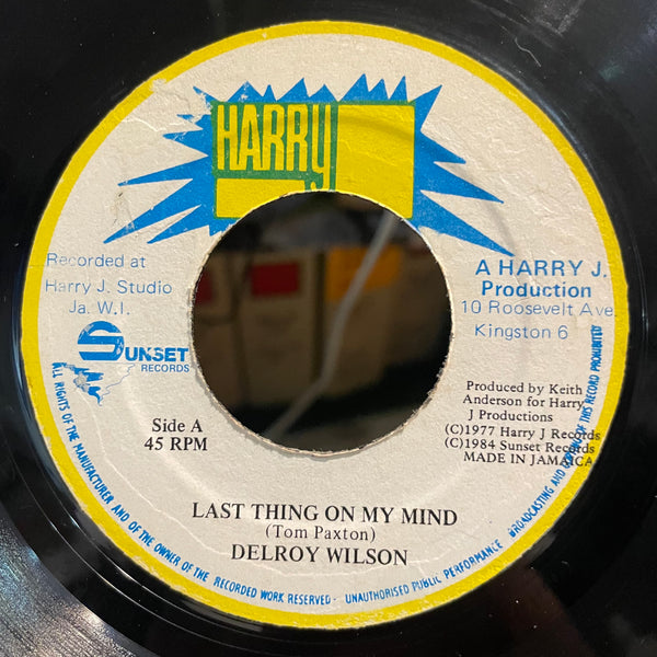 DELROY WILSON [Last Thing On My Mind / Ask The Lonely]
