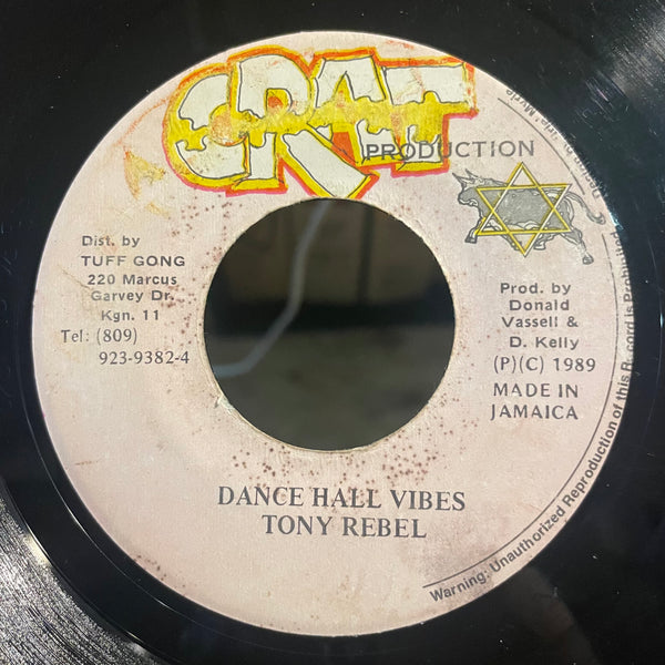 TONY REBEL [Dance Hall Vibes]
