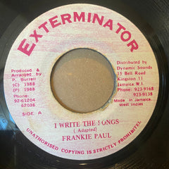 FRANKIE PAUL [I Write The Songs]