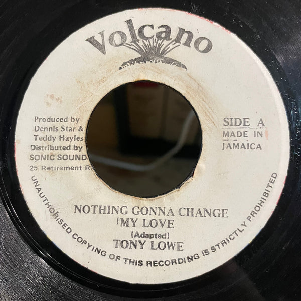 TONY LOWE [Nothing Gonna Change My Love]
