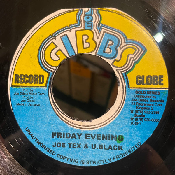 JOE TEX & & U.BLACK [Friday Evening]