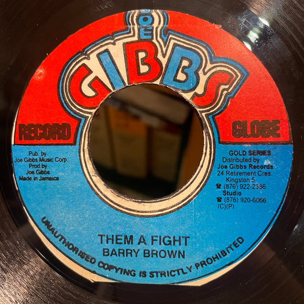 BARRY BROWN [Them A Fight]