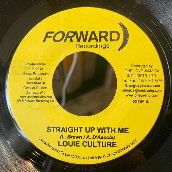 LOUIE CULTURE / PREZIDENT BROWN [Straight Up With Me / Let It Be Know]