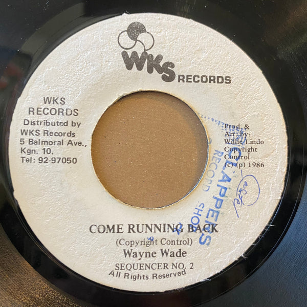 WAYNE WADE [Come Running Back]