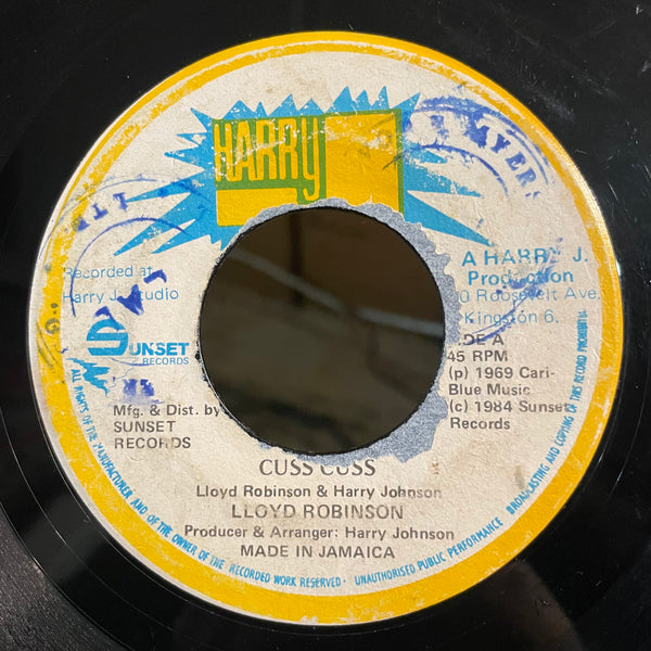 LLOYD ROBINSON [Cuss Cuss]