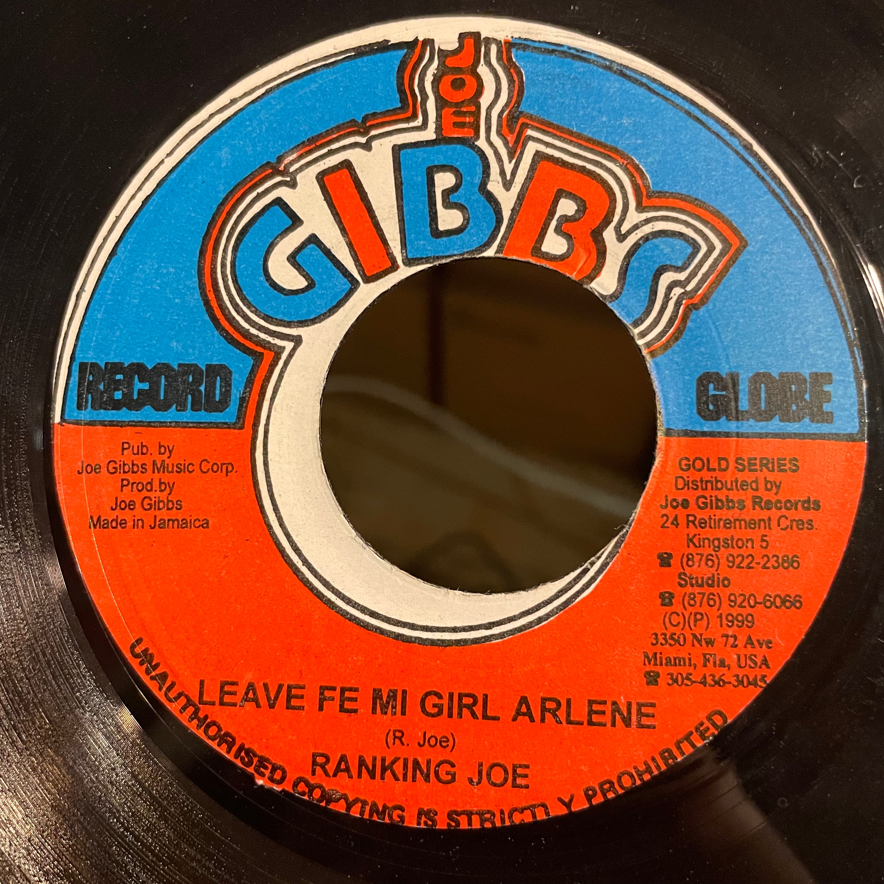 RANKING JOE [Leave Fi Me Gal Arlene]