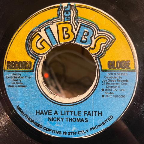 NICKY THOMAS [Have A Little Faith]