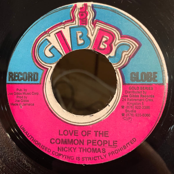 NICKY THOMAS  [Love Of The Common People ]
