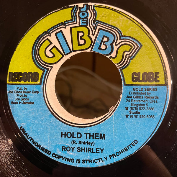 ROY SHIRLEY [Hold Them]