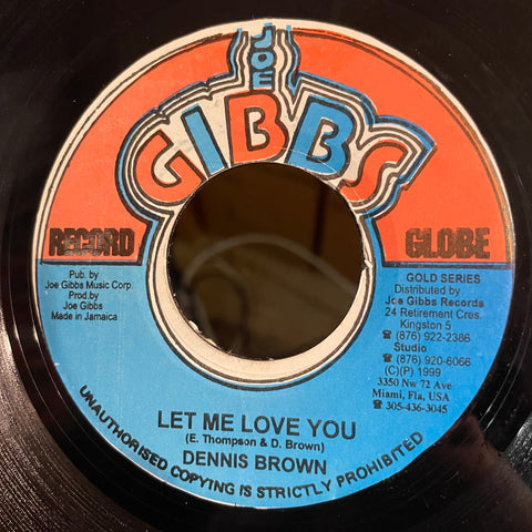 DENNIS BROWN [Let Me Love You]