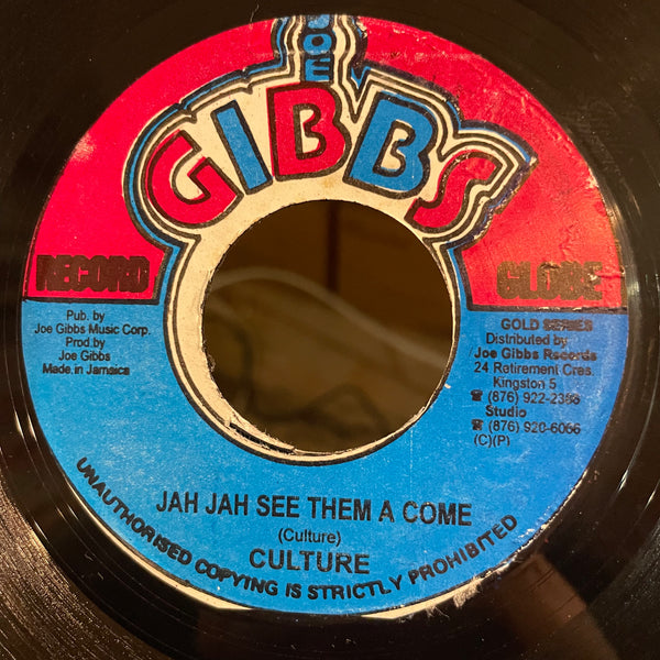 CULTURE [Jah Jah See Dem A Come]