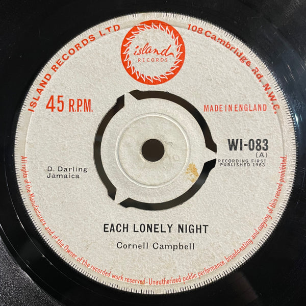CORNELL CAMPBELL / ROLAND ALPHONO [Each Lonely Night / Steamline]