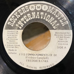 FREDDIE RANKS [Five Commandments Of Dj]
