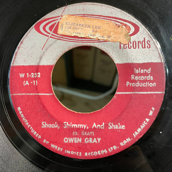 OWEN GRAY [Shook Shimmy And Shake / I Am Going Back]
