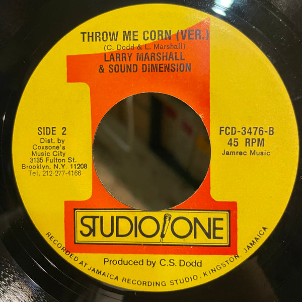 LARRY MARSHALL [Throw Me Corn]