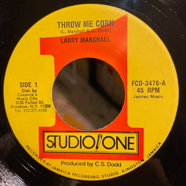 LARRY MARSHALL [Throw Me Corn]