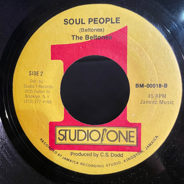 THE BELLTONES / PRINCE JAZZBO [Soul People / Jah Dread]