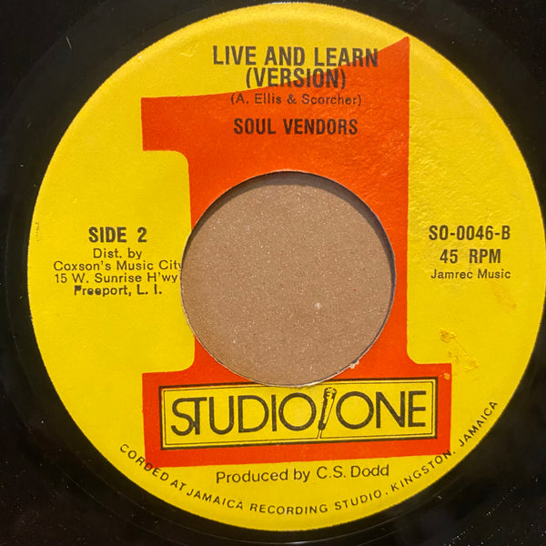 ALTON  ELLIS [Live And Learn ]