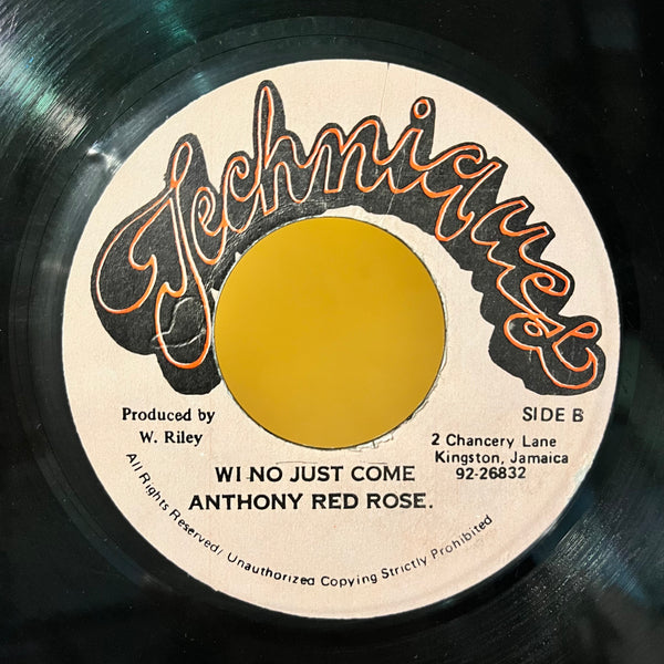 ANTHONY RED ROSE [Wi No Just Come]