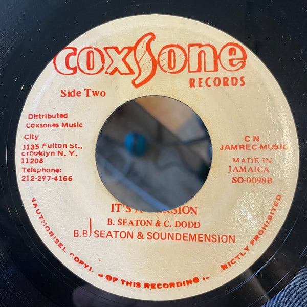 B B SEATON [It's A Sign]