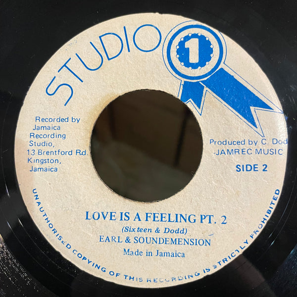 EARL SIXTEEN [Love Is A Feeling]