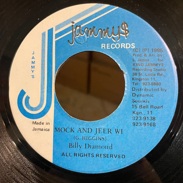 BILLY DIAMOND [Mock And Jeer Wi]