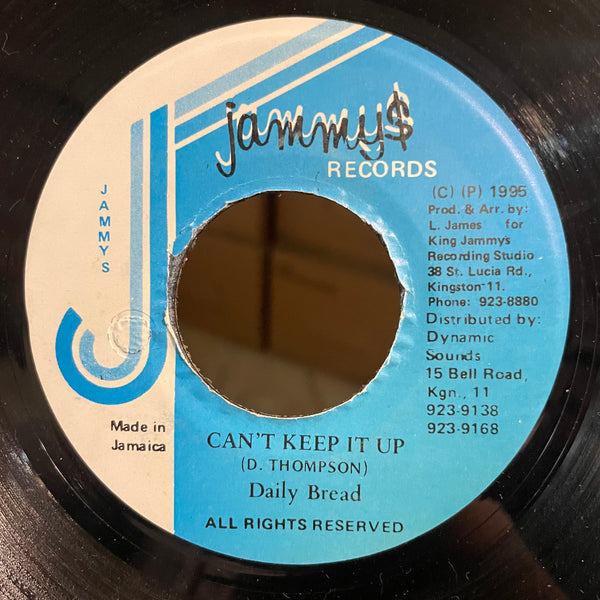 DAILY BREAD [Can't Keep It Up]