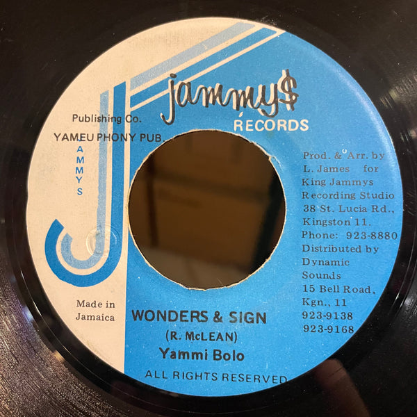 YAMMI BOLO [Wonders & Sign]