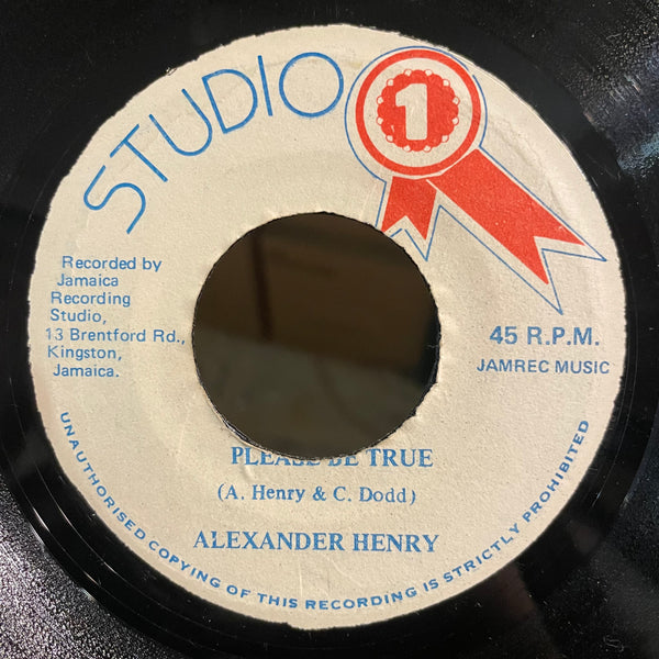 ALEXANDER HENRY [Please Be True]