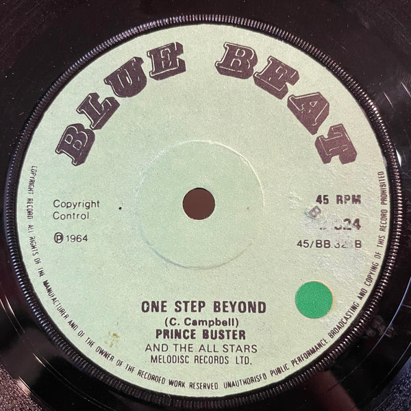 PRINCE BUSTER [Alcapone / One Step The Beyond]