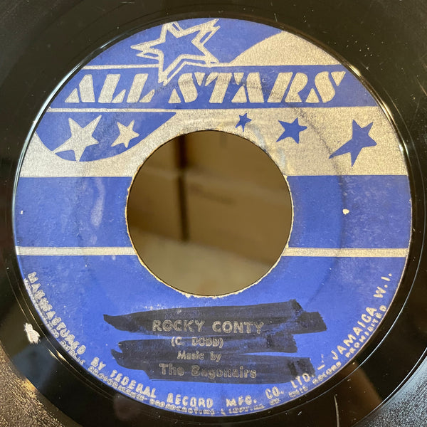 THE BAGONAIRES / A.BERNET & THE BAGONAIRES [Rocky Conty / What Your Name]